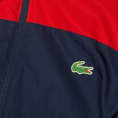 red Lacoste windbreaker {S}