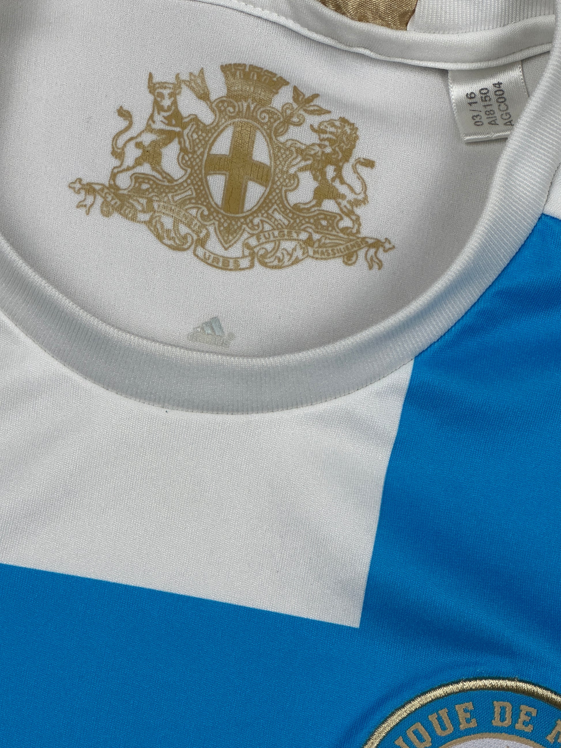 vintage Adidas Olympique Marseille home jersey {S}