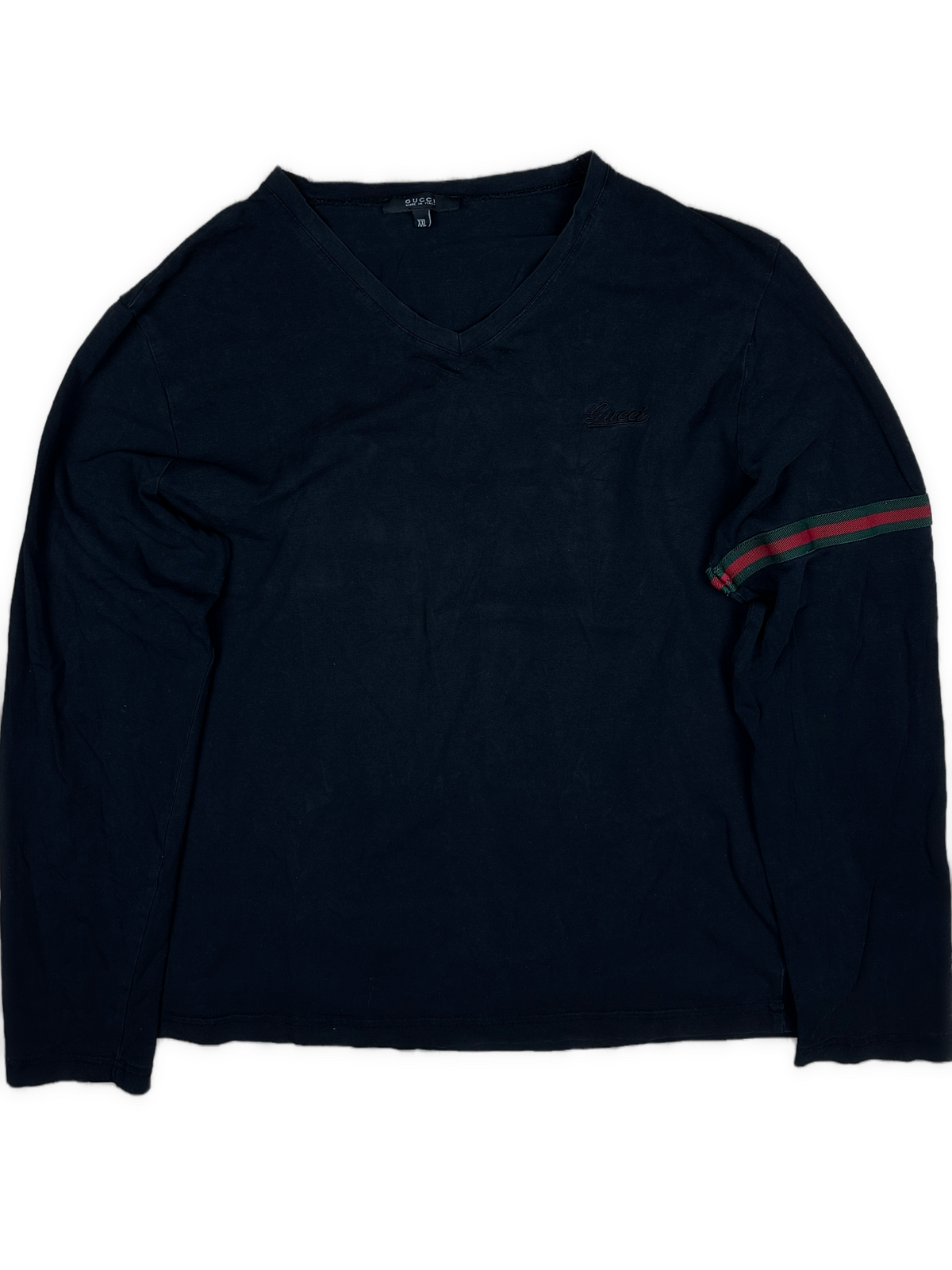 vintage Gucci v-neck longsleeve {L}