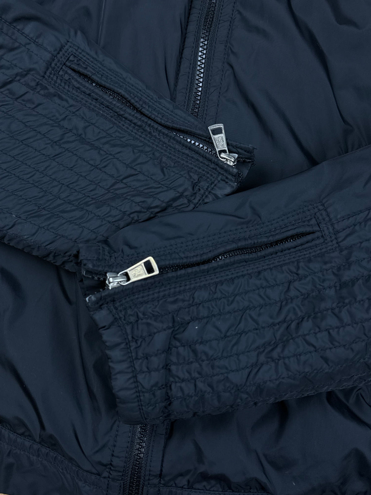 vintage black Moncler windbreaker {XL}