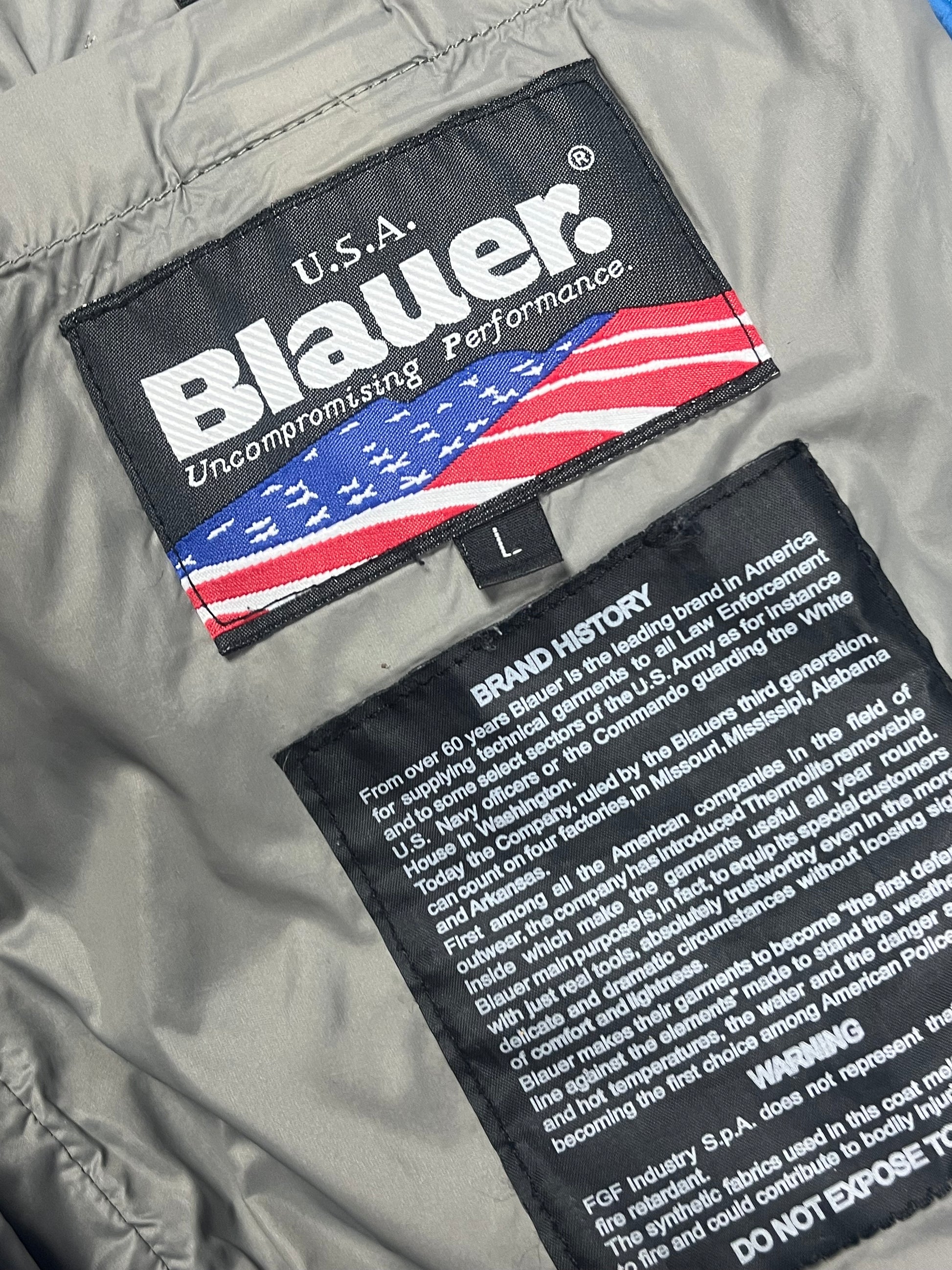 vintage Blauer winterjacket {L}