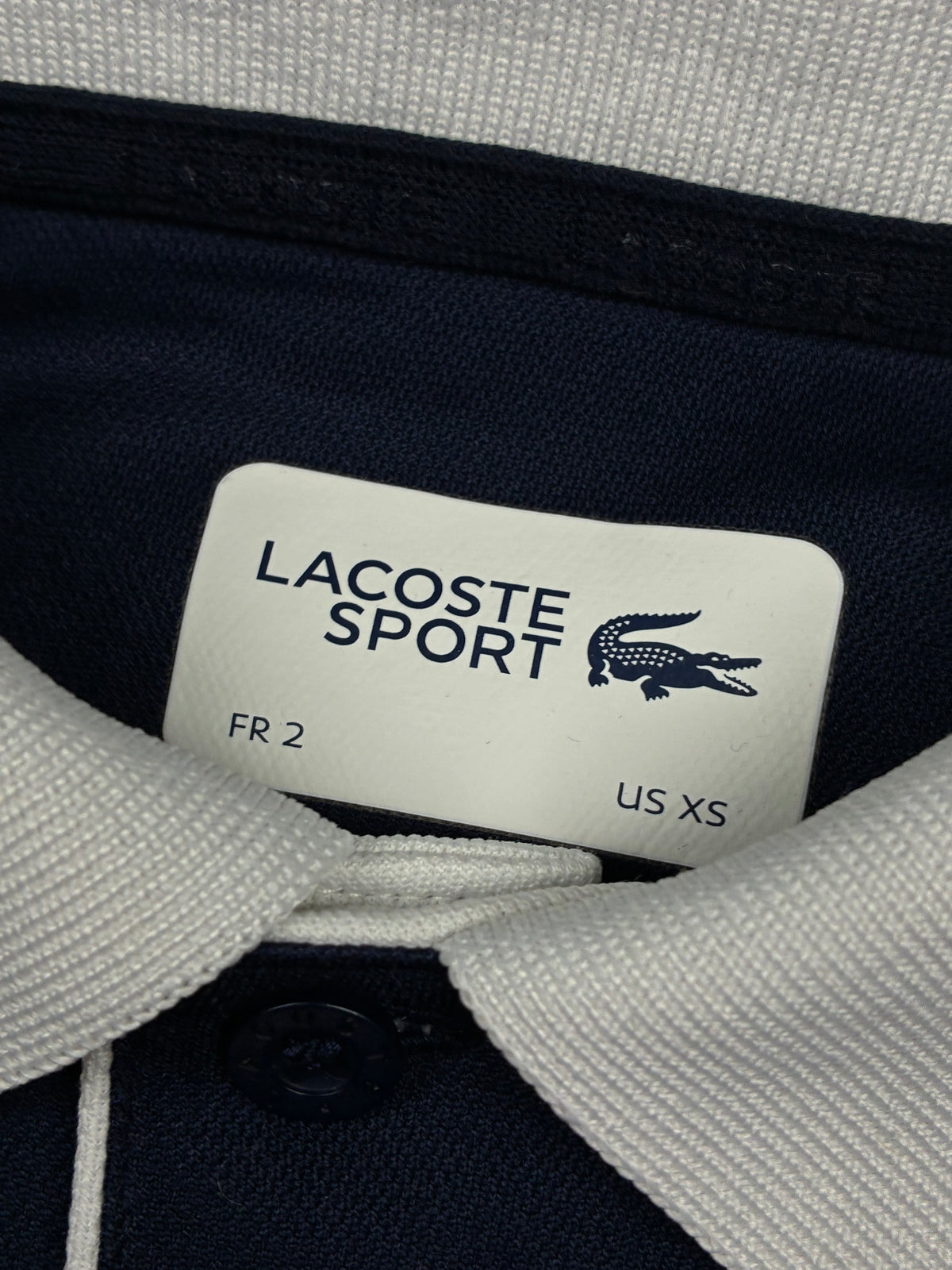 navyblue Lacoste polo {S}