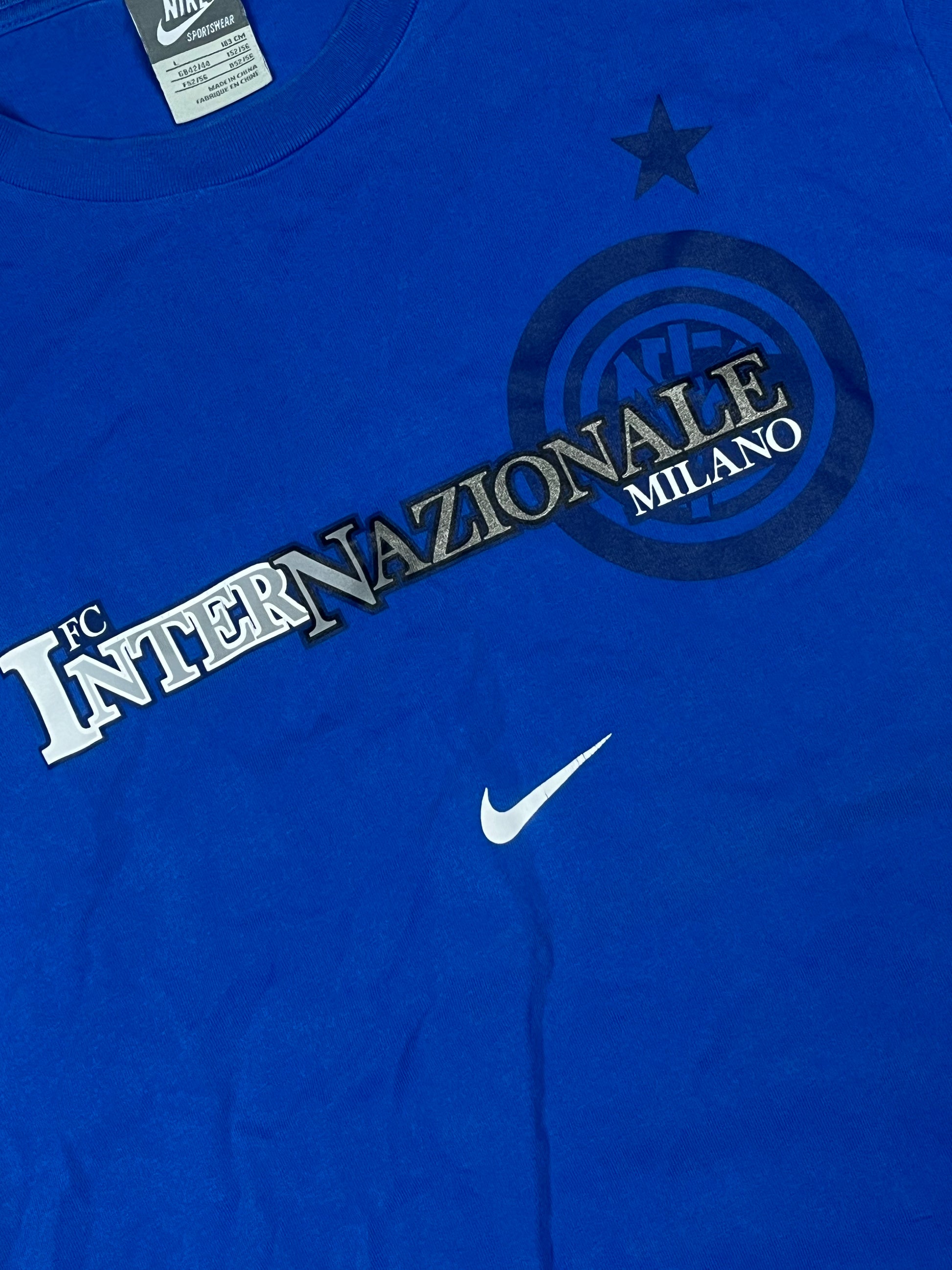 vintage Nike Inter Milan t-shirt {L}