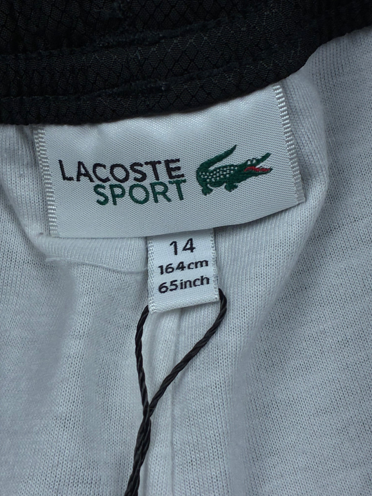 black Lacoste trackpants {XS}