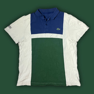 white/green Lacoste polo {M}