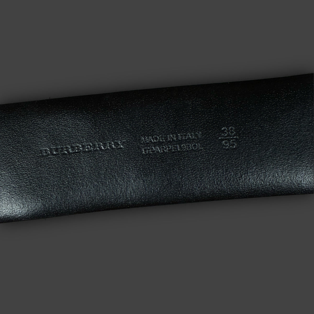 vintage Burberry belt
