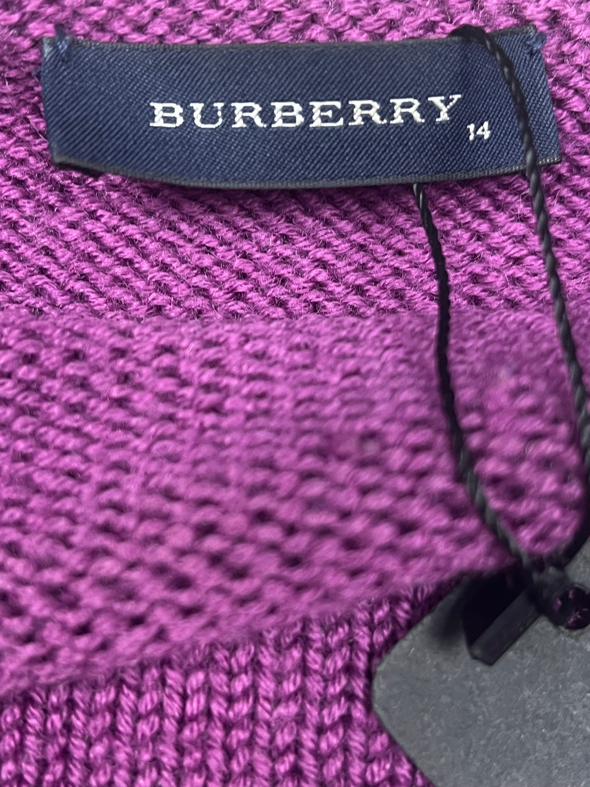 vintage Burberry knittedsweater {XS}