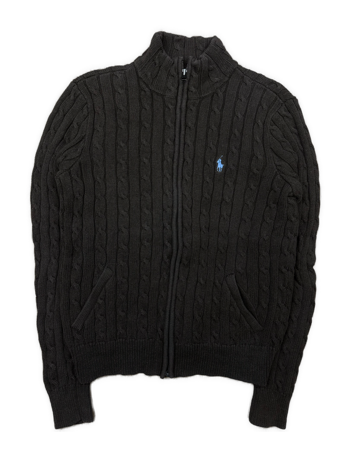 vintage brown Polo Ralph Lauren sweatjacket {S}