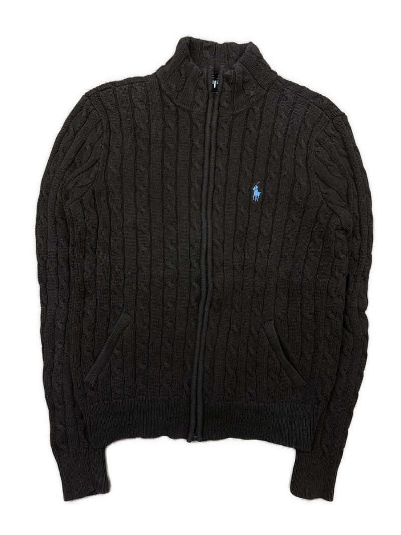 vintage brown Polo Ralph Lauren sweatjacket {S}