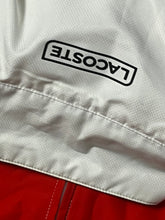 Load image into Gallery viewer, red/white Lacoste windbreaker {S}

