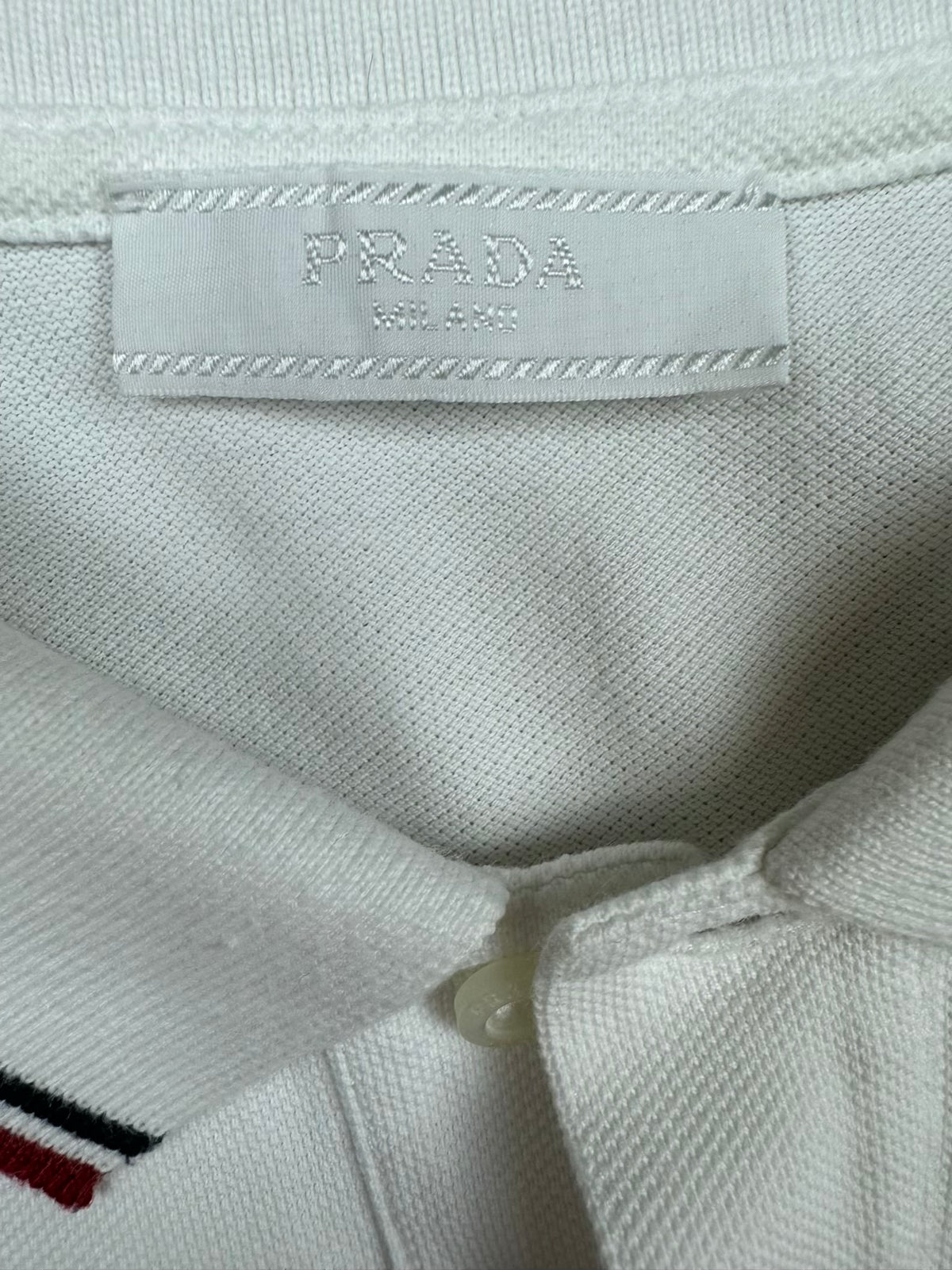 white Prada polo {M}