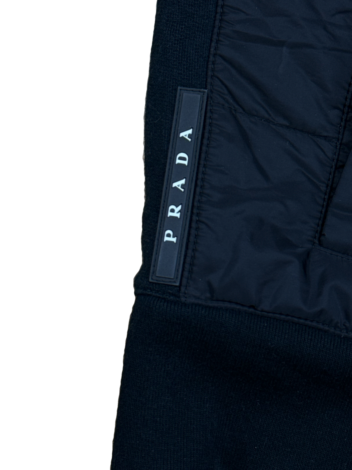 vintage Prada hybrid sweatjacket