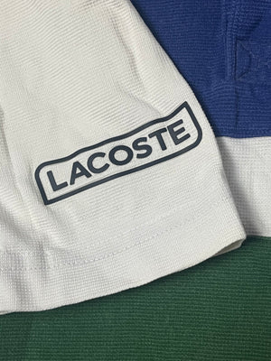 white/green Lacoste polo {M}