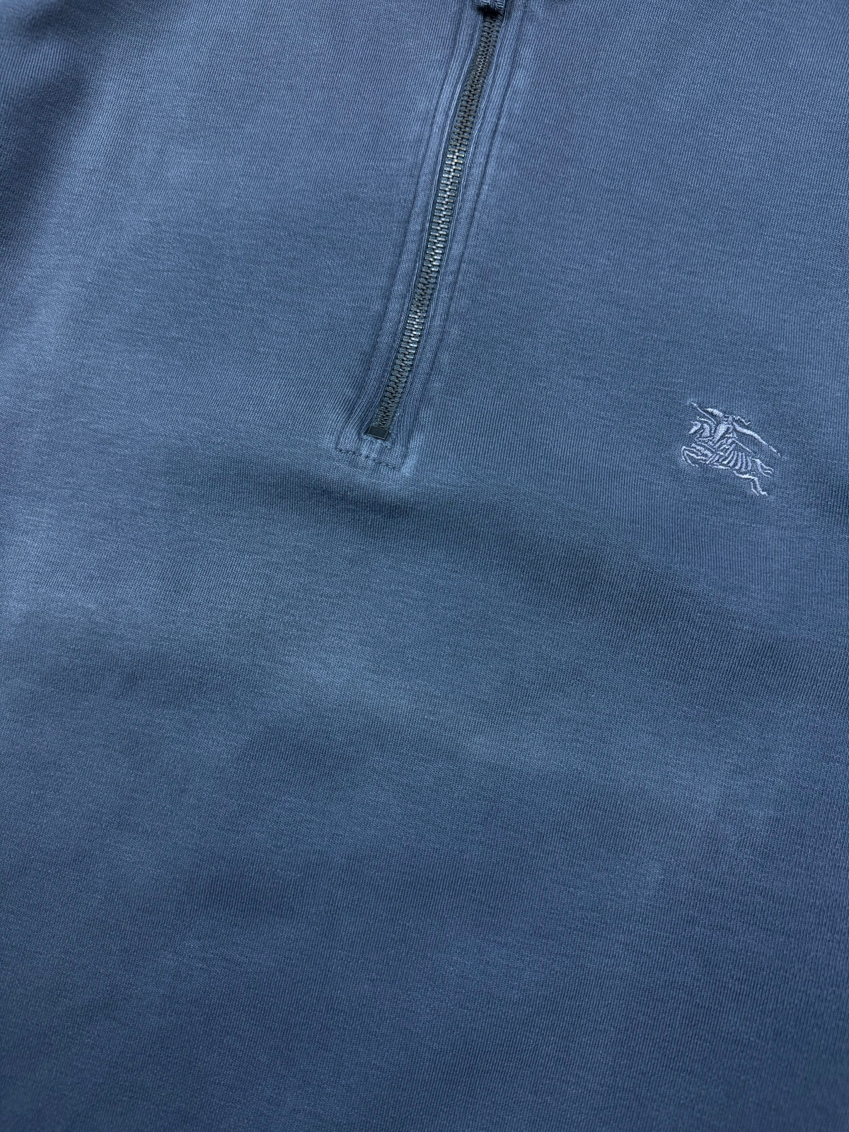 vintage Burberry quarterzip {S}