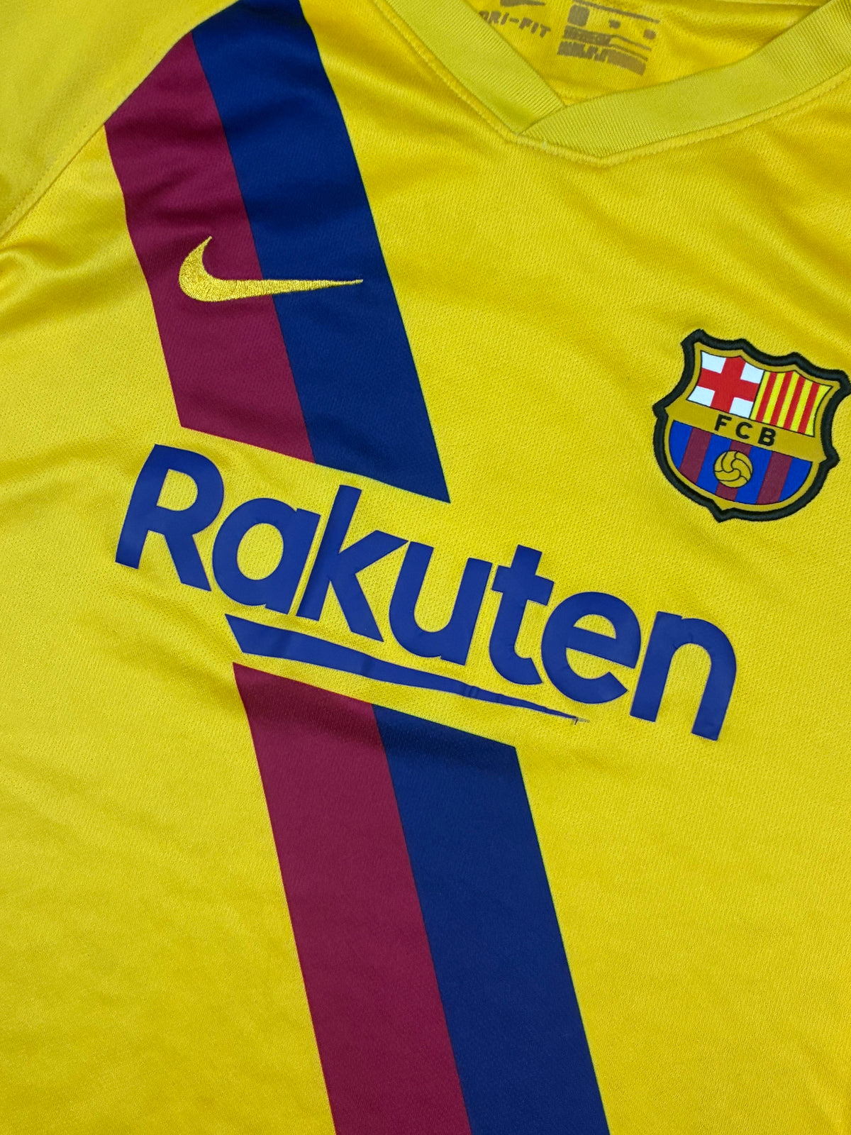 yellow Nike Fc Barcelona 3rd jersey {XS}