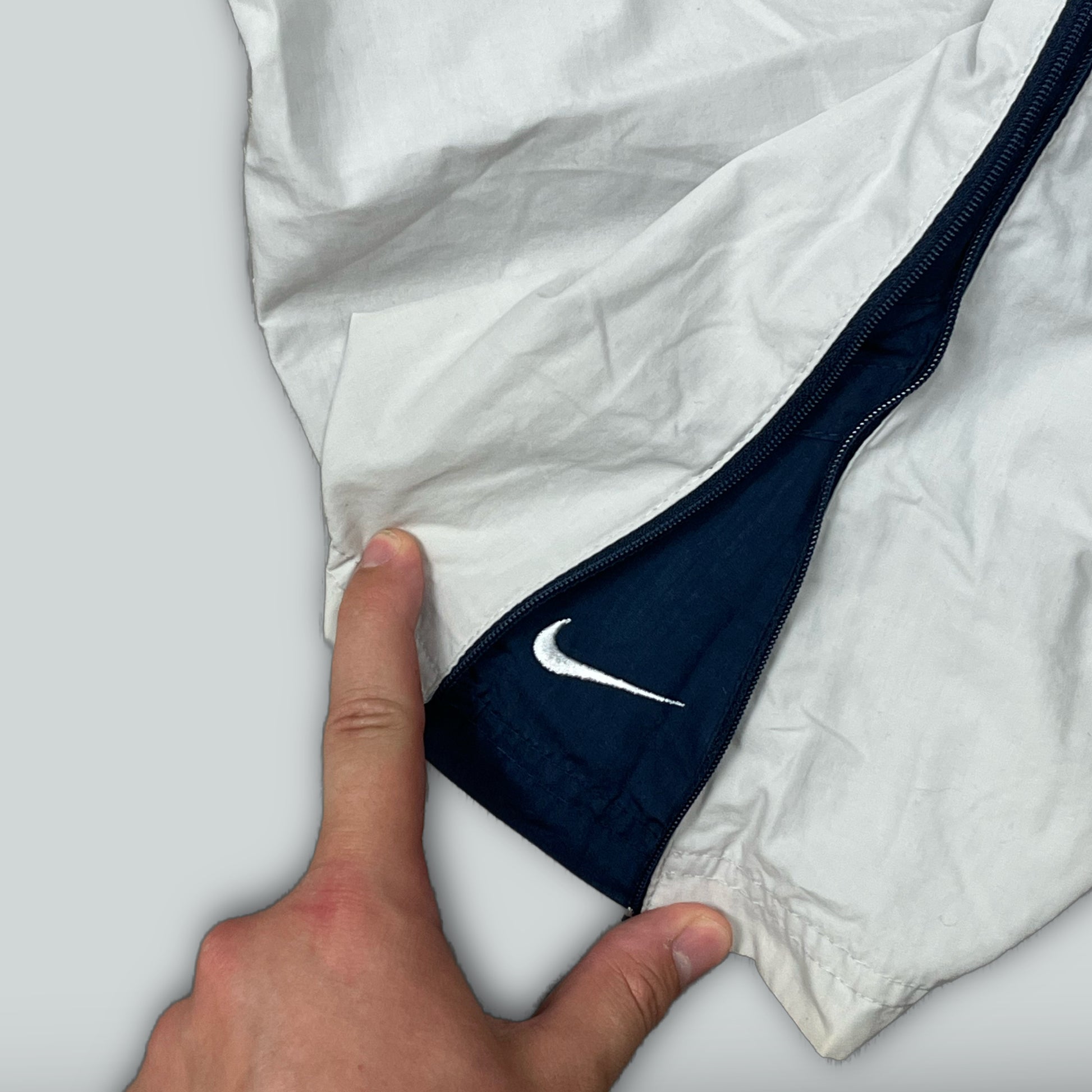 vintage white Nike trackpants {XL}