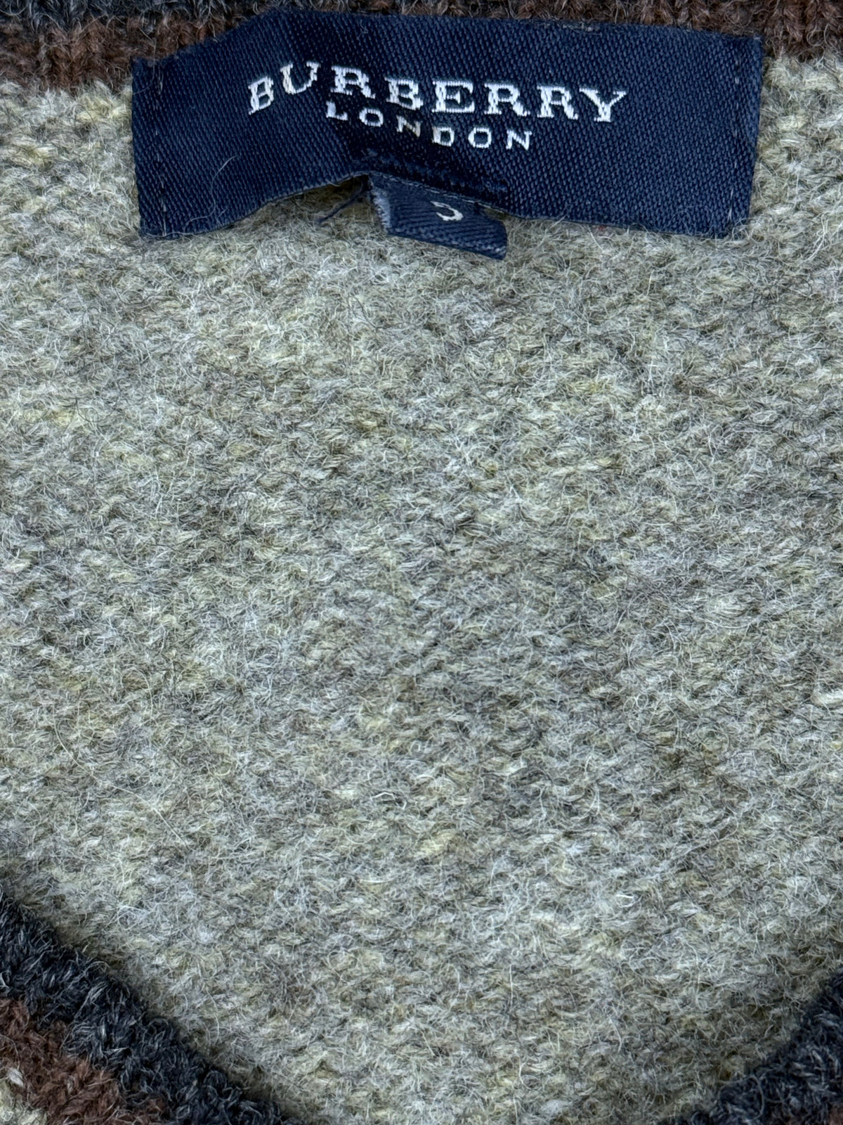 vintage Burberry knittedsweater