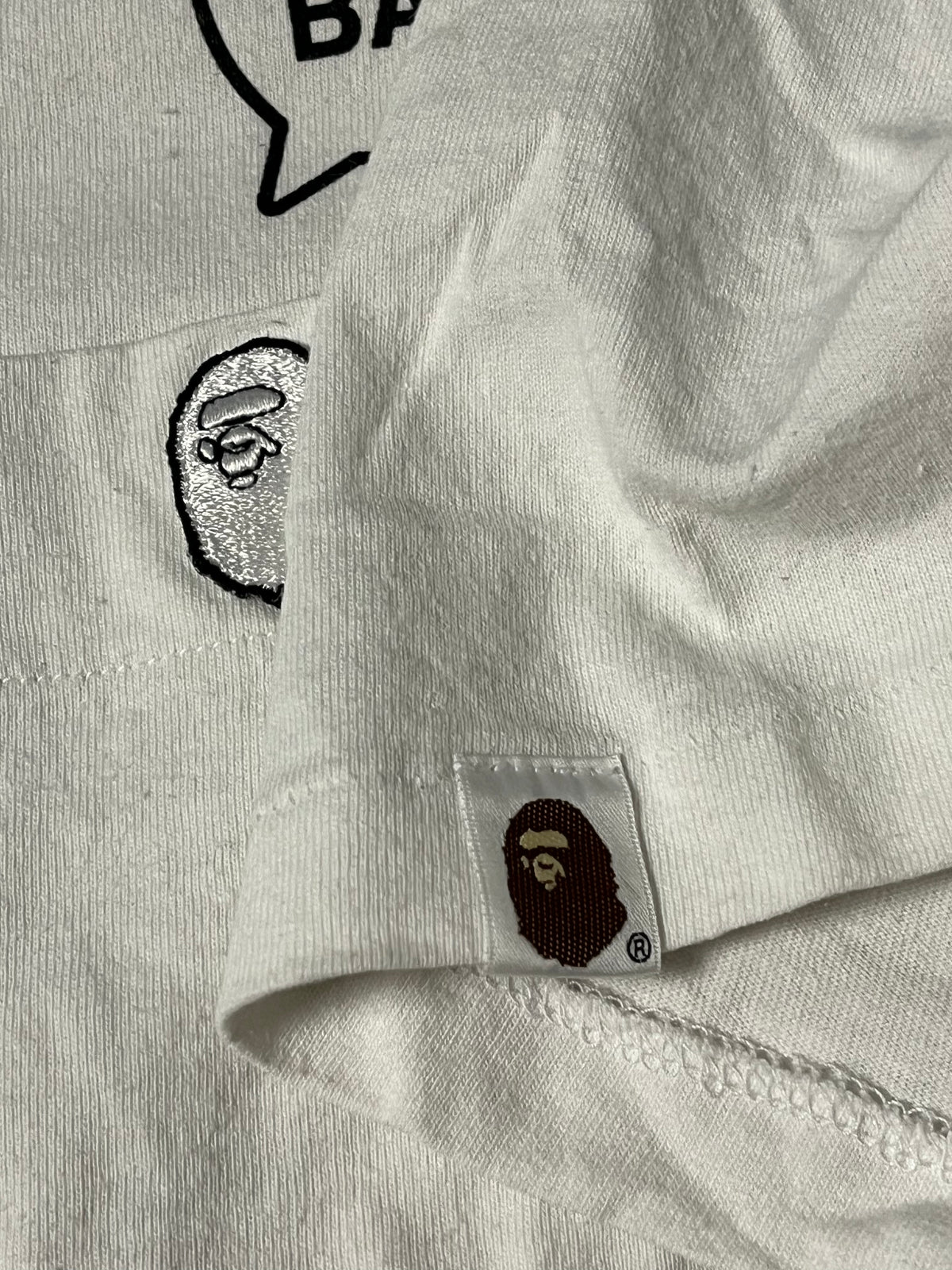 vintage BAPE a bathing ape t-shirt  {L}