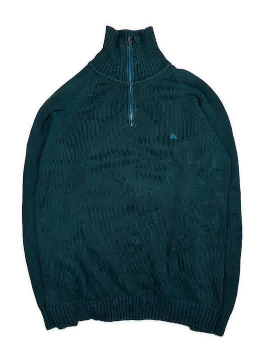 vintage Burberry quarterzip {XL}