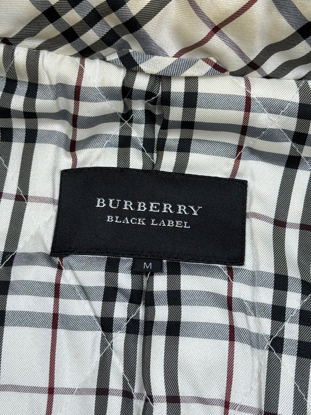 vintage Burberry Black Label leatherjacket {M}