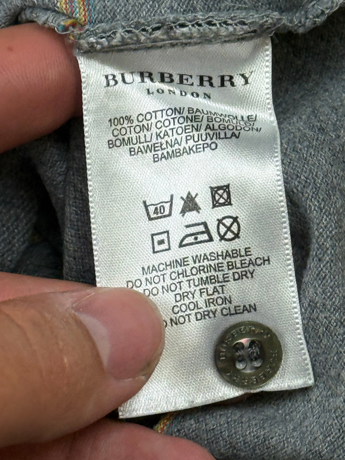 vintage Burberry polo