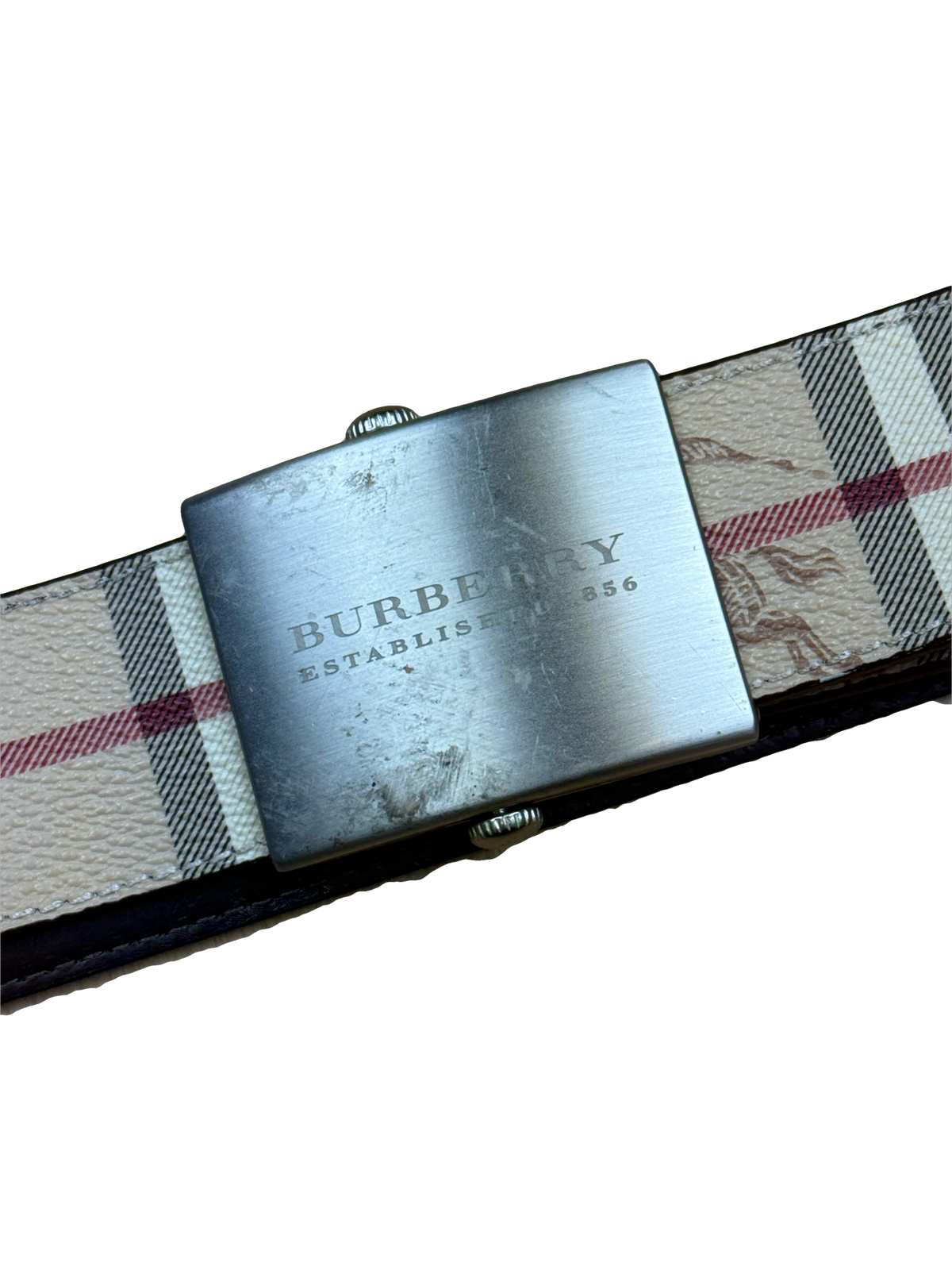 vintage Burberry belt