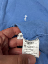 Cargar imagen en el visor de la galería, vintage babyblau YSL Yves Saint Laurent polo {XL}
