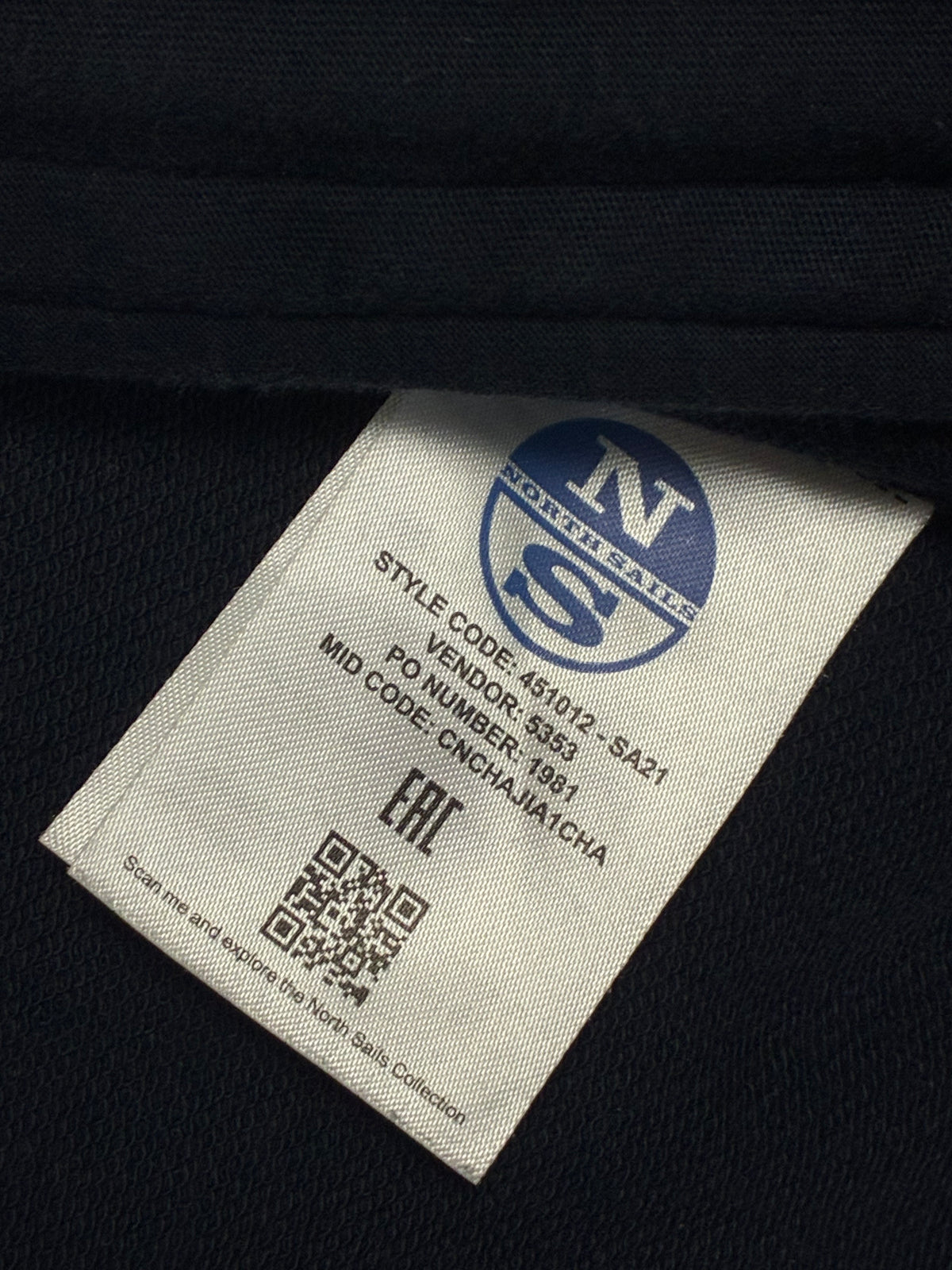 vintage Prada 36th Americas Cup x North Sails sweatjacket {S}
