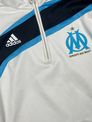 vintage Adidas Olympique Marseille halfzip {XS}