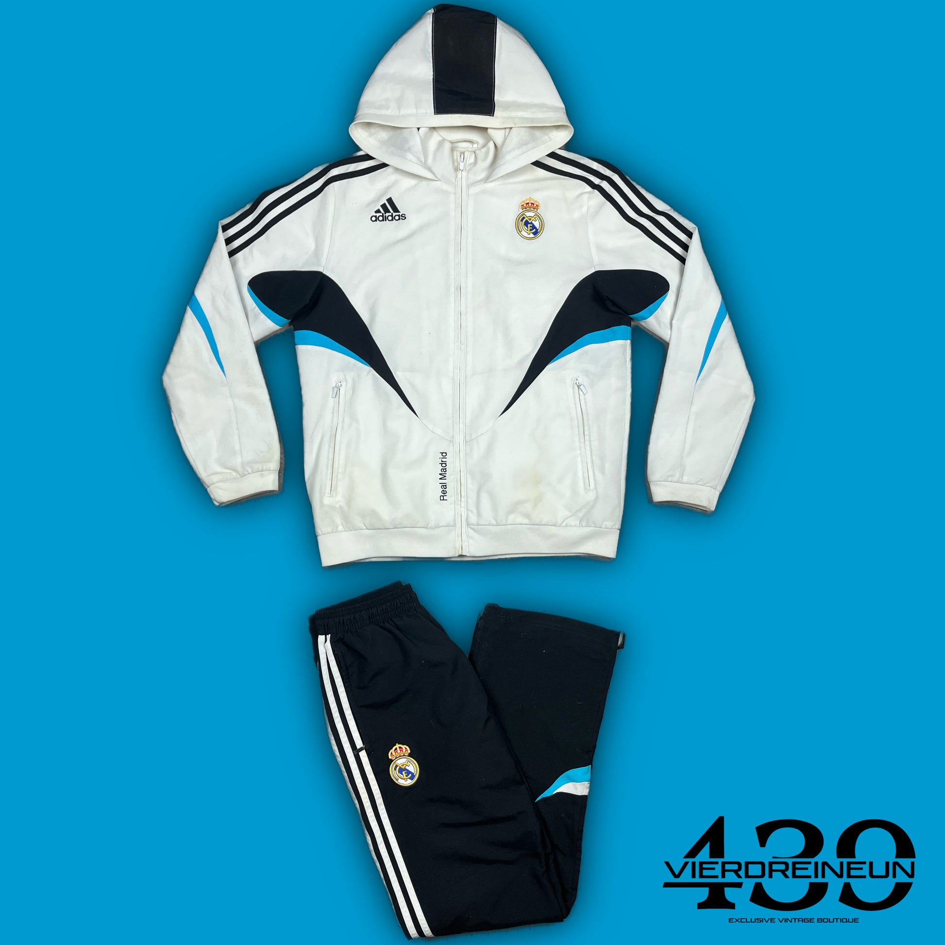 vintage Adidas Real Madrid tracksuit {S}