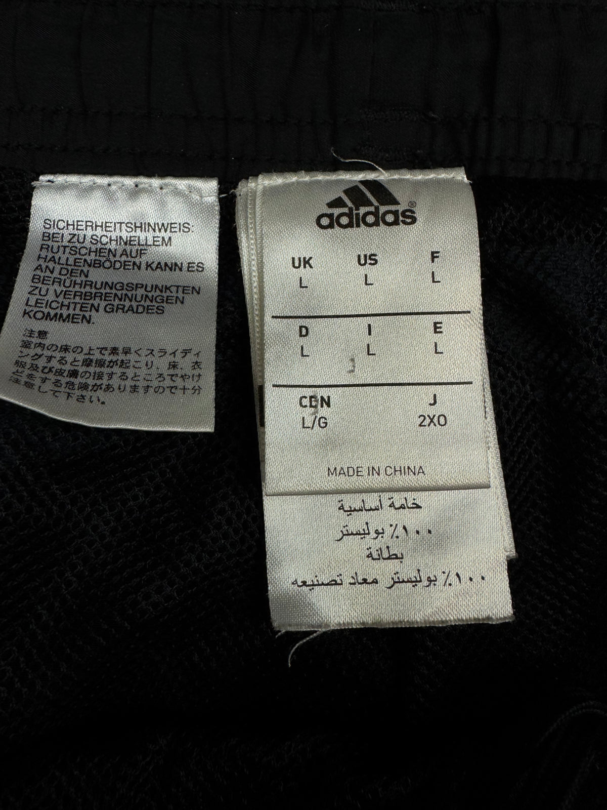 vintage Adidas Real Madrid trackpants {L}