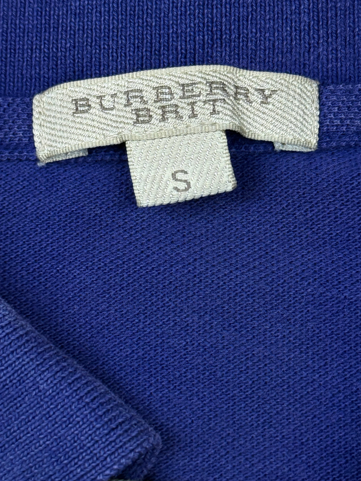 vintage purple Burberry polo