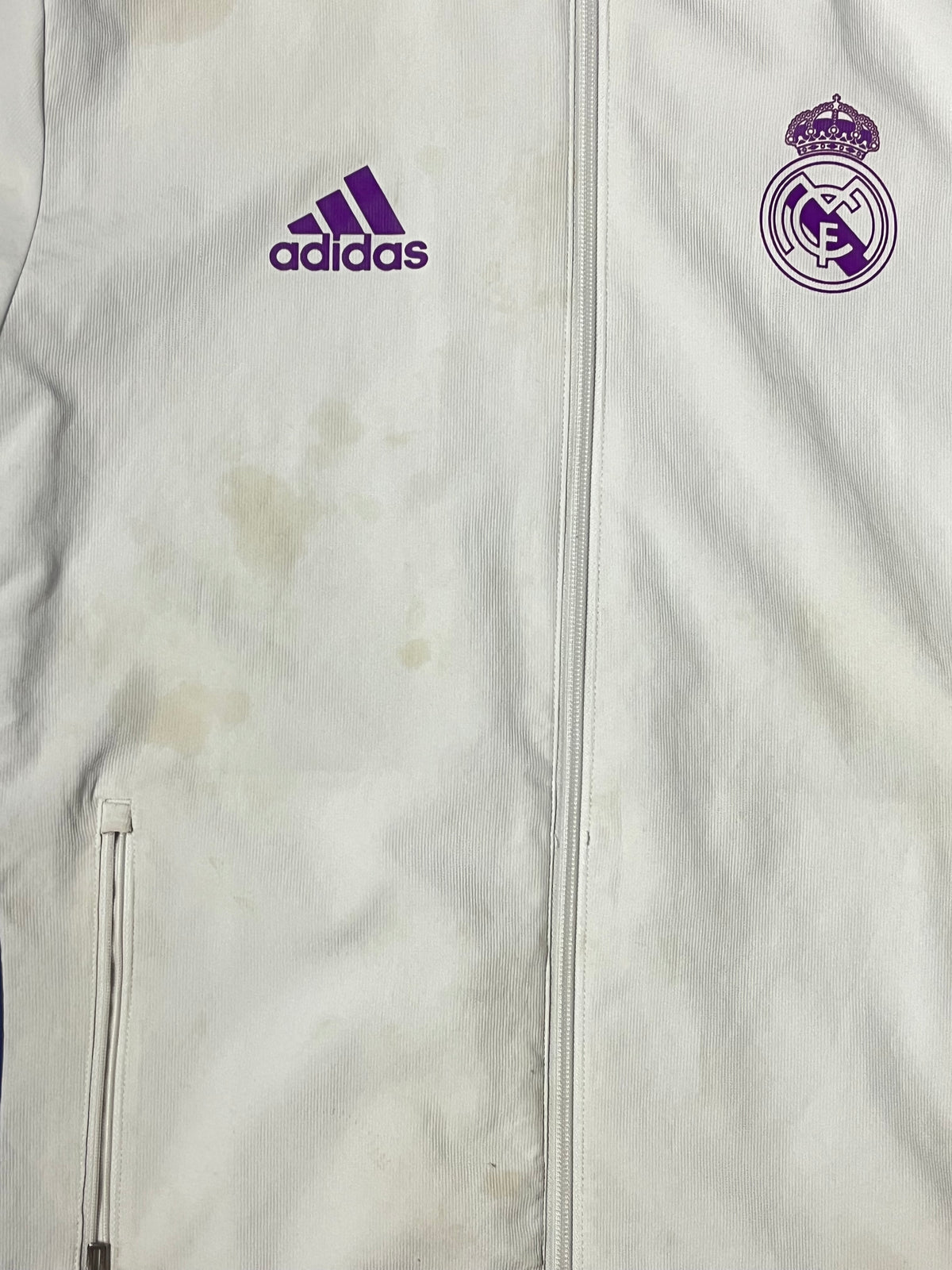 vintage Adidas Real Madrid windbreaker {S}