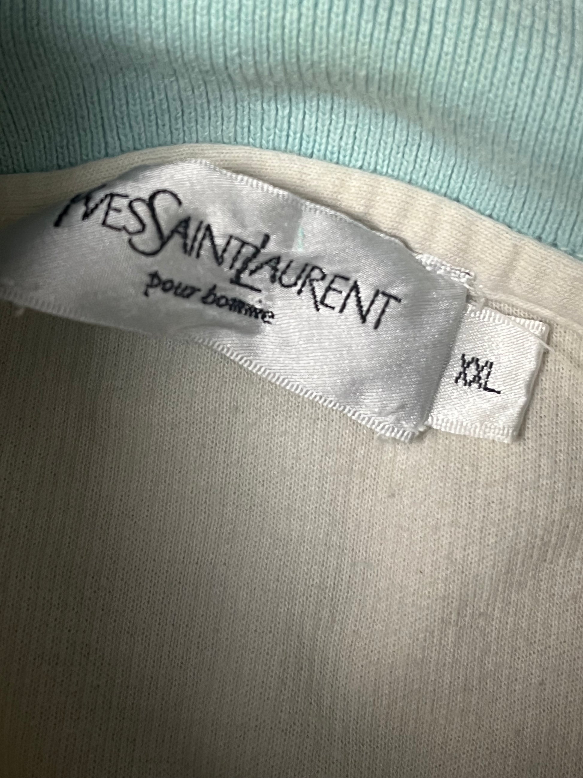 vintage YSL Yves Saint Laurent sweatjacket {XL}