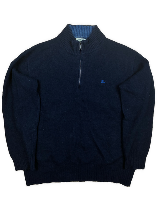 vintage Burberry quarter zip {M}