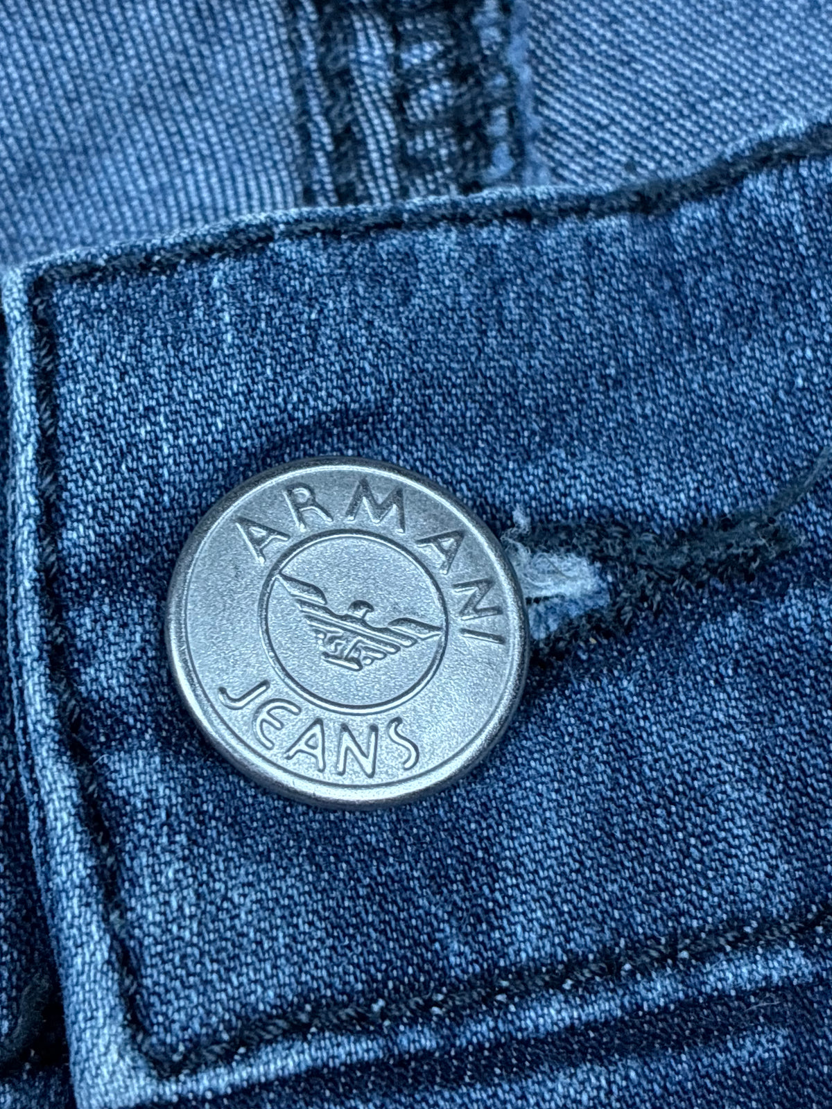 vintage Armani jeans {M}