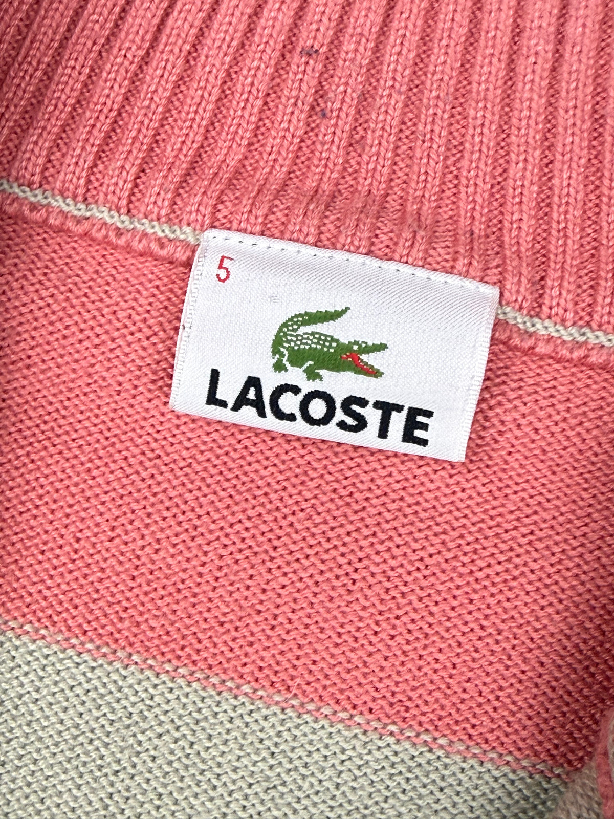vintage Lacoste quarterzip {M}