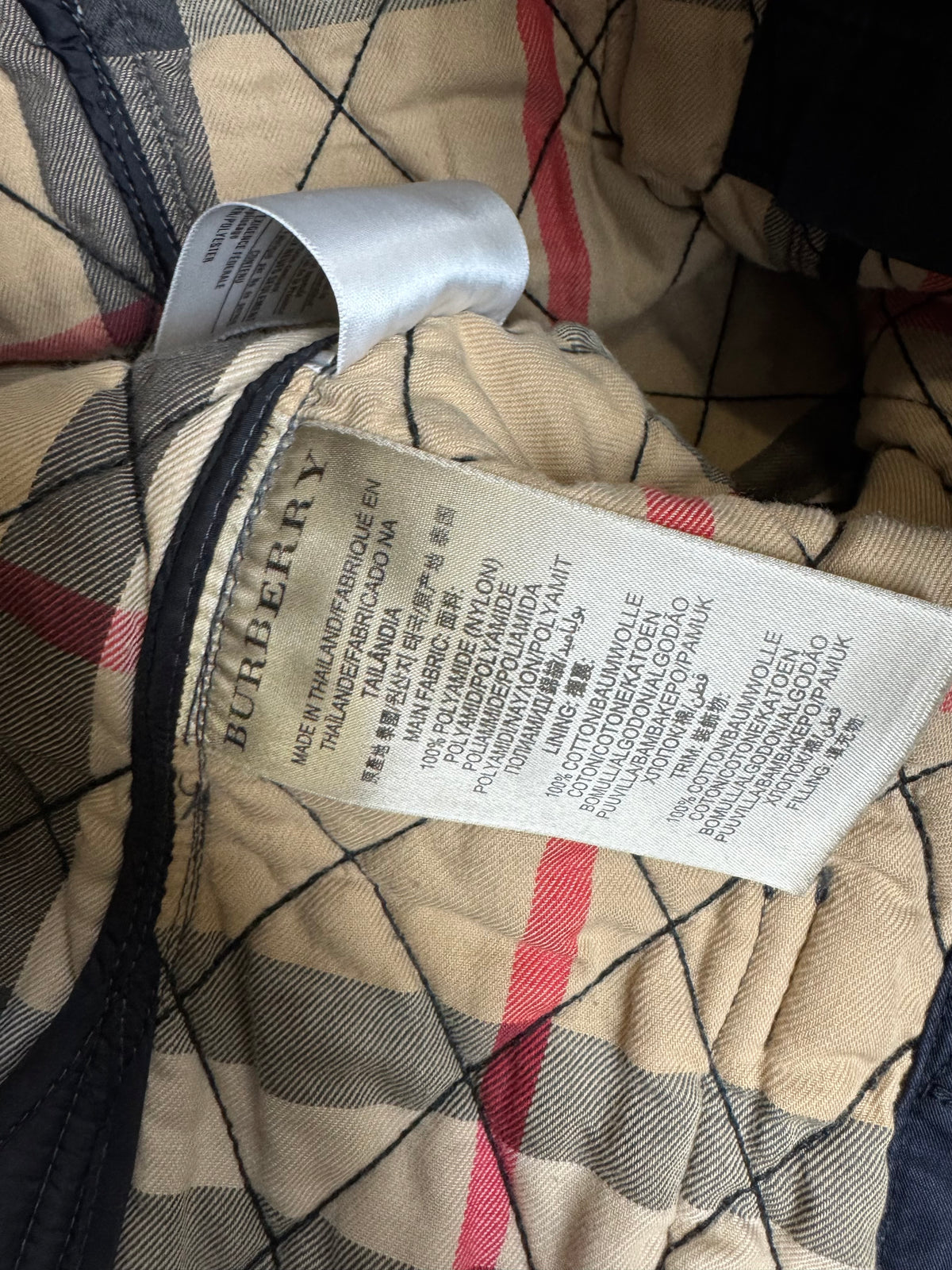 vintage Burberry quilted jacket {M}