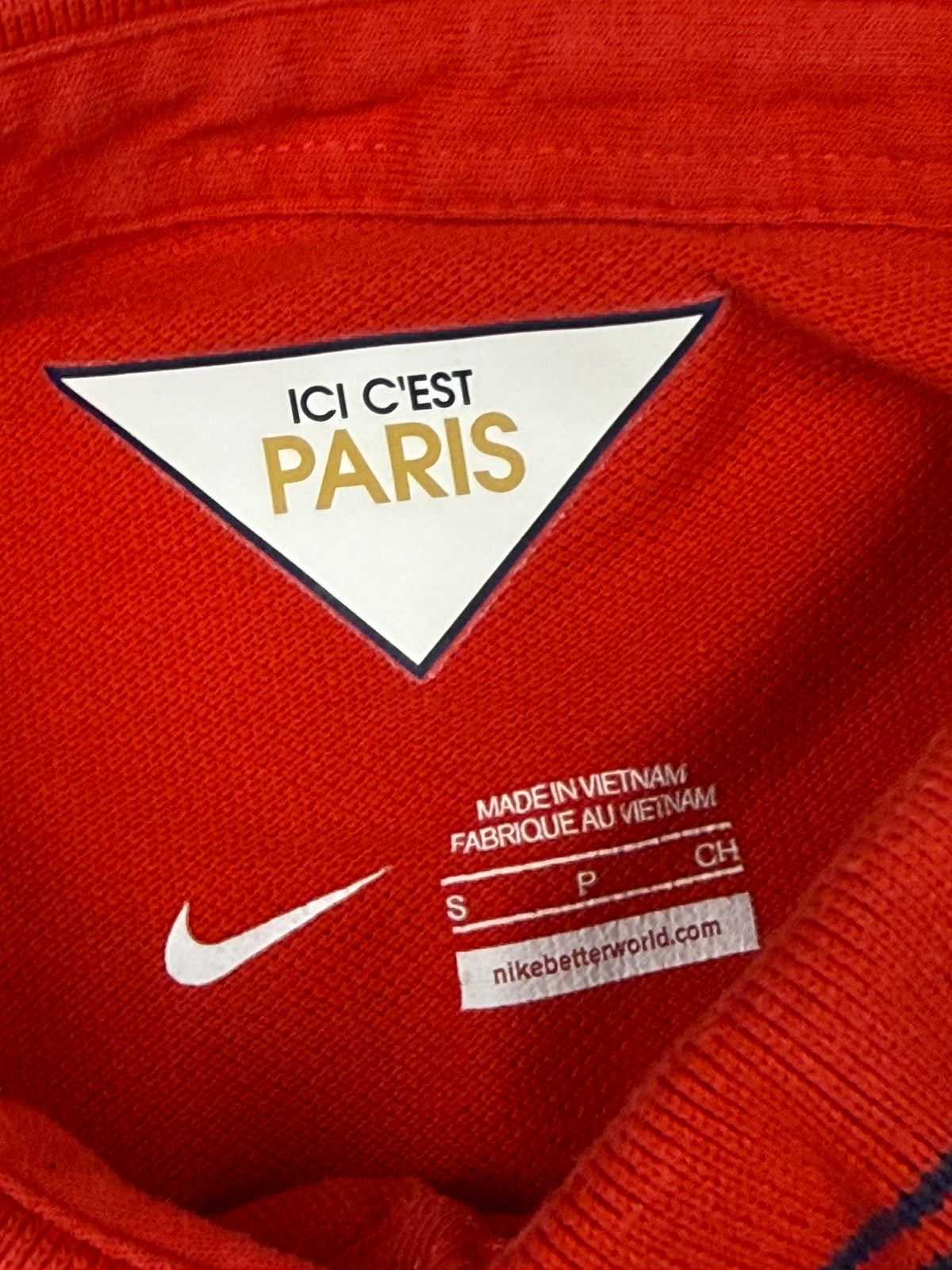 vintage Nike PSG Paris Saint Germain polo {S}