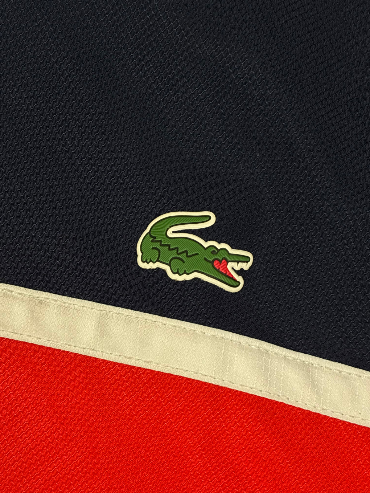 navyblue Lacoste windbreaker {S}