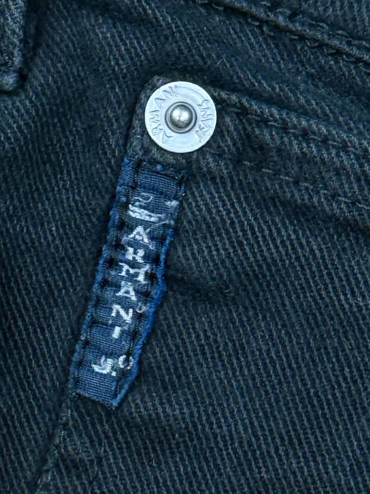 vintage black Armani jeans