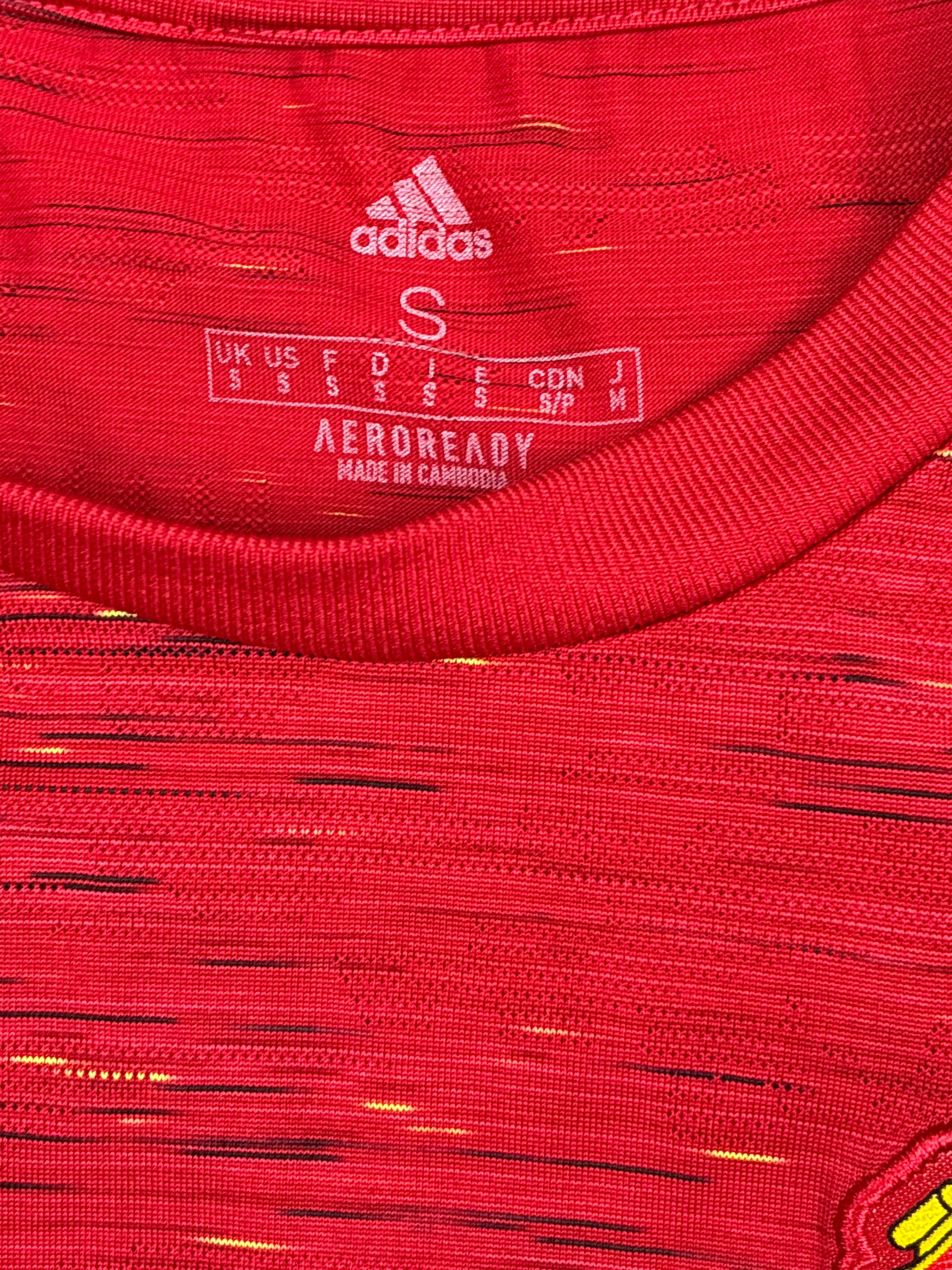 red Adidas Manchester United RASHFORD10 home jersey {S}