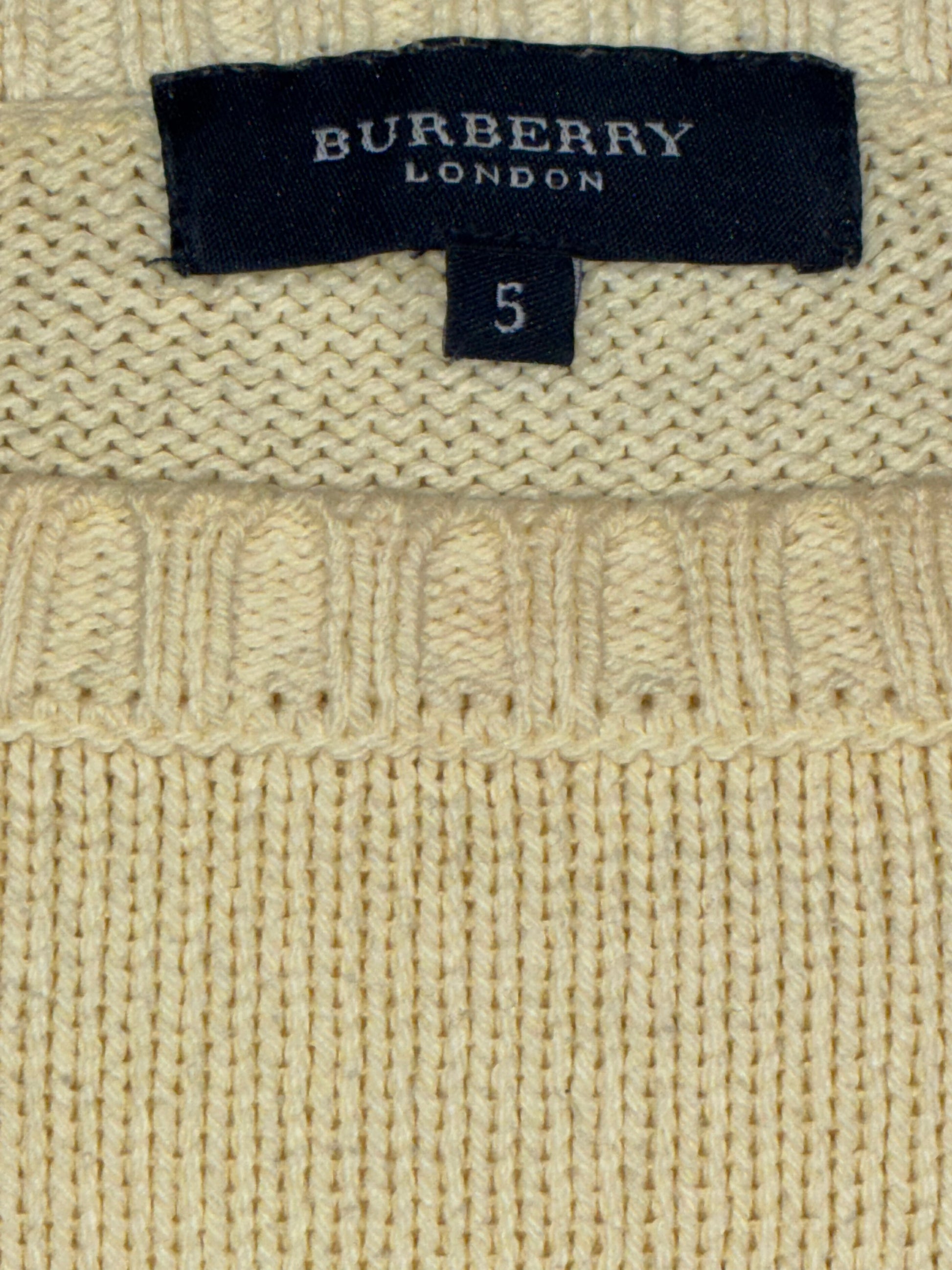 vintage Burberry knittedsweater {M}