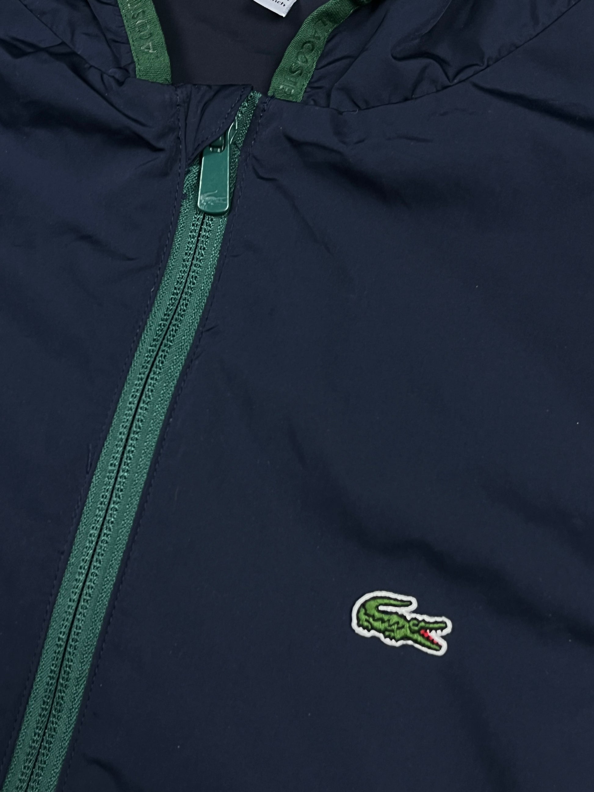 navyblue Lacoste windbreaker {S}