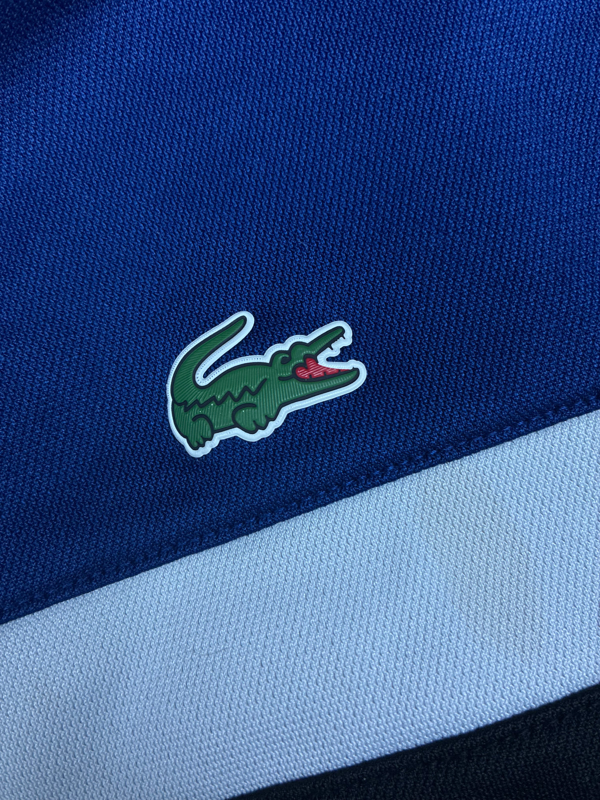 navyblue Lacoste sweatjacket {L}