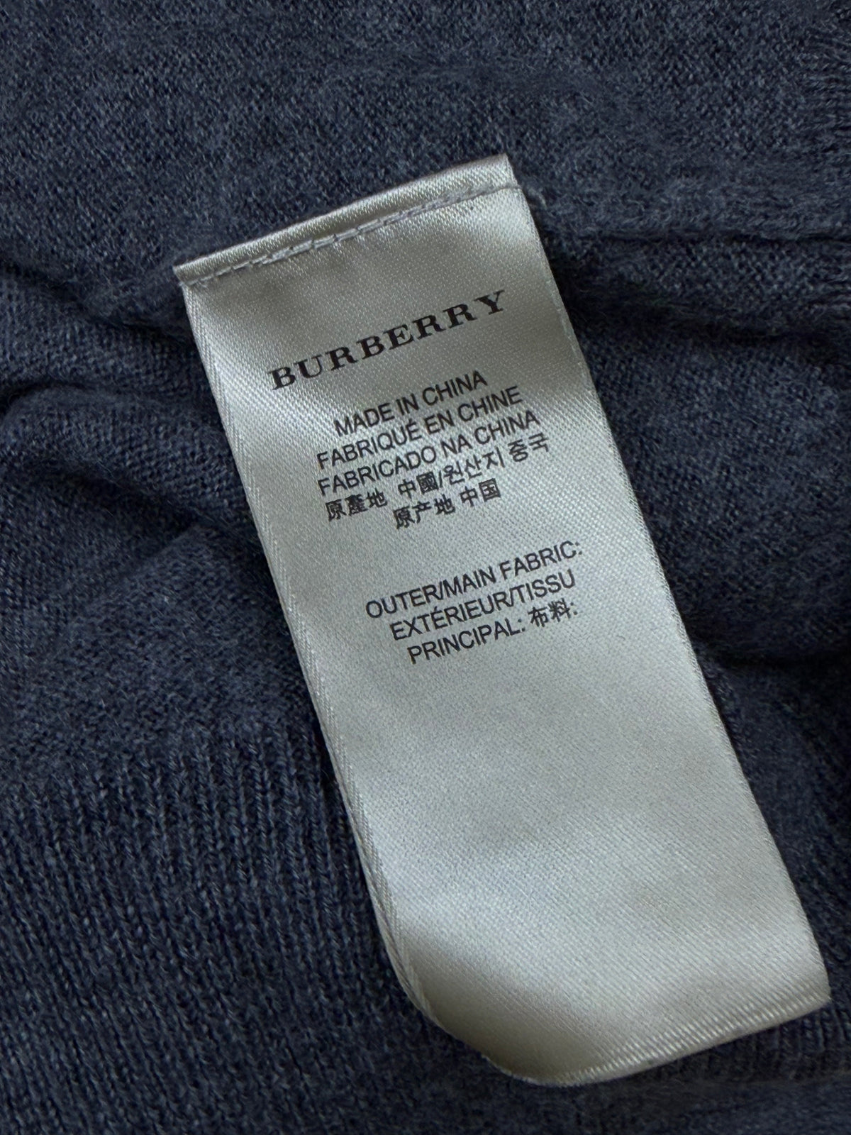vintage Burberry knittedsweater {M}