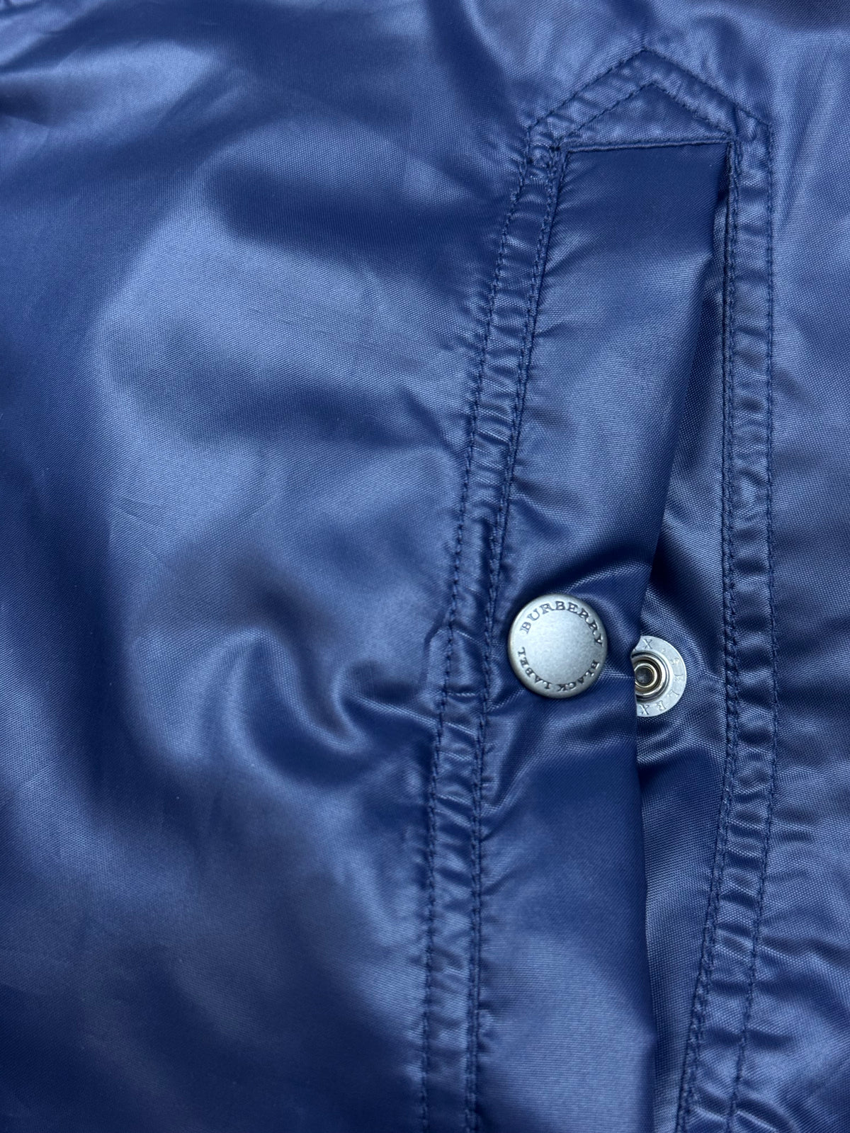 vintage Burberry Black Label reversible vest {S}