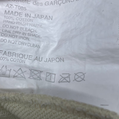 beige CdG Comme des Garçons sweatjacket {L}