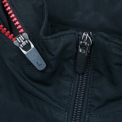black Lacoste windbreaker {XS}