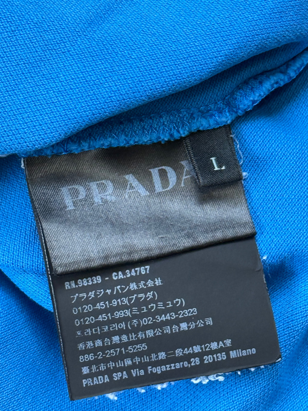 blue Prada polo {M}
